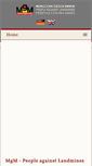 Mobile Screenshot of landmine.org