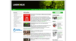 Desktop Screenshot of landmine.de